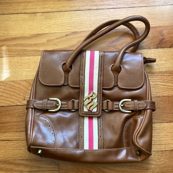 Vintage Rocawear Faux Leather Handbag Brown Y2K Streetwesr - Picture 1 of 15